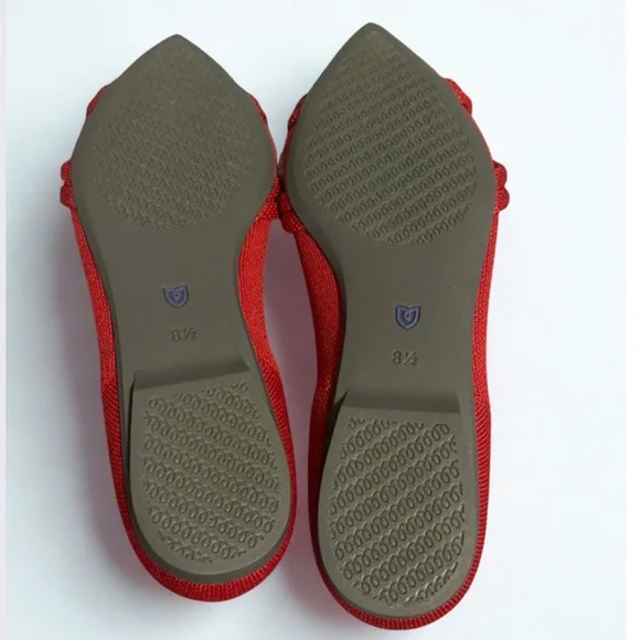 Rothy's Vibrant Red Knotted Flats - Picture 5 of 6